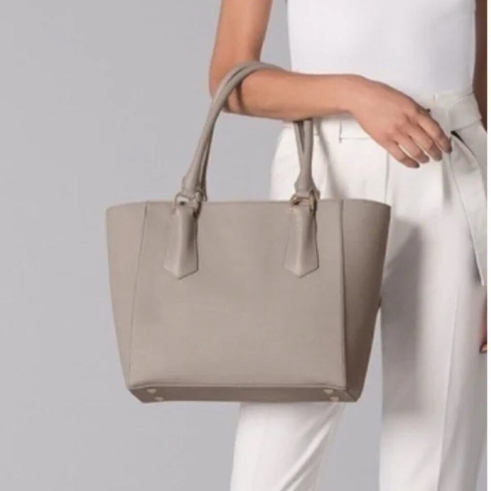 Dagne Dover Midi Tote Bleecker Blush Gray Tote Bag medium